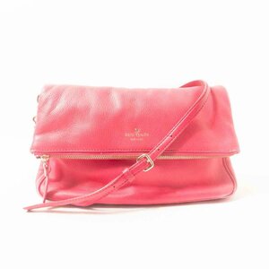 kate spade NEW YORK ケイトスペード ニューヨーク ショルダーバッグ マゼンタピンク ゴールド レザー レディース 斜め掛け カジュアル bag