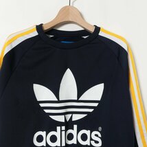 adidas × RITAORA アディダス × リタオラ ジャージ トップス 長袖 Sサイズ ポリエステル100% ネイビー 紺 スポーツウェア カジュアル_画像3