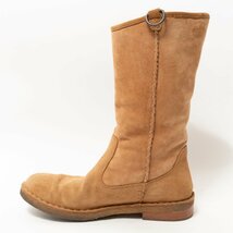 【1円スタート】UGG アグ 1008705 ダフネ ムートンブーツ ミドルブーツ 24cm キャメル スエード レディース カジュアル 秋冬 防寒 靴_画像2