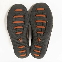 【1円スタート】adidas アディダス スニーカー ハイカットシューズ 25.5cm レザー調 ブラウン 茶系 カジュアル ストリート アウトドア 紳士_画像7