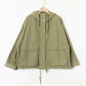 Traditional Weatherwear トラディショナル ウェザーウェア 2WAY マウンテンパーカー 裏ボア 34 綿 コットン ポリエステル100% カーキ 緑