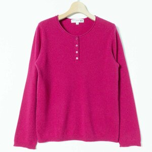 UNIQLO / INES DE LA FRESSANGE ユニクロ イネスドラフレサンジュ カシミヤセーター 長袖 Mサイズ カシミア100 シンプル 冬 女性 パープル