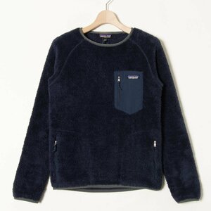 【1円スタート】patagonia パタゴニア ロスガトス フリースプルオーバー 長袖 クルーネック 定番 カジュアル 冬 ネイビー 紺 XS メンズ