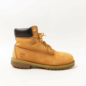 【1円スタート】Timberland ティンバーランド 6in Premium Boot イエローブーツ ウォータープルーフブーツ 12909 23.5cm ウィートヌバック