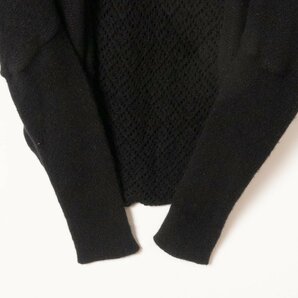 T0KYO SOIR 東京ソワール 日本製 レディース 女性 カシミヤニットドルマンカーディガン M ブラック 変形 毛 カシミヤ100 長袖 羽織り 女性の画像7