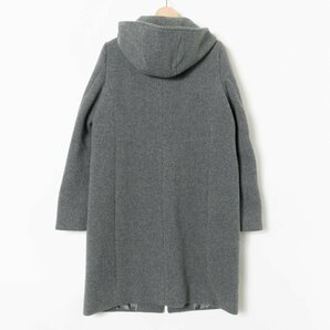 UNITED ARROWS GREEN LABEL RELAXING ユナイテッドアローズ 2WAY フーデットコート アウター 38 ウール グレー 綺麗め カジュアル 秋冬の画像7