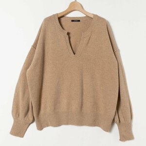 JOURNAL STANDARD ジャーナルスタンダード レディース ウールカシミヤセーター ニット F 羊毛 ベージュ シンプル 無地 冬 防寒 ゆったり