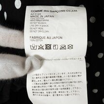 PLAY COMME des GARCONS プレイコムデギャルソン レディース 女性 ドット柄 長袖カットソー Tシャツ L 綿100% コットン クルーネック_画像4