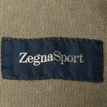 Zegna Sports ゼニア スポーツ サイズS ライナー付 ジャケット ブルゾン ジップアップ ジャケット 茶色/ブラウン 古着 秋冬 ミリタリー_画像7