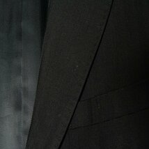 Le Chic ルシック スーツ セットアップ 上下セット サイズ A7 ウール100％ ストライプ 黒/ブラック 総裏 メンズ 古着 フォーマル 紳士_画像5