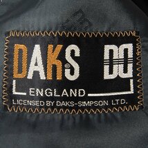 DAKS ダックス HARRIS TWEED ハリスツイード テーラード ジャケット ウール100％ 94 AB4 総裏 メンズ 古着 フォーマル 紳士 秋冬 グレー系_画像8