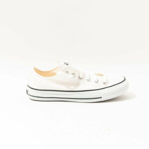 未使用タグ付き CONVERSE ALL STAR コンバース オールスター ローカット スニーカー ホワイト 白 24cm キャンバス レディース 定番 靴