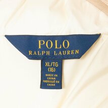 POLO RALPH LAUREN 中綿コート ファーフード脱着 ポロ ラルフローレン オフホワイト カジュアル シンプル アウター 上着 防寒 秋冬 XL 16_画像7