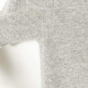 UNIQLO トップス ユニクロ 半袖カシミヤニット セーター グレー カシミヤ100％ 定番 綺麗め カジュアル シンプル 上質素材 着まわし 秋冬 Sの画像4
