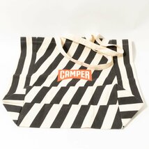 CAMPER カンペール トートバッグ ベージュ ブラック 黒 オーガニックコットン100% ユニセックス 男女兼用 大容量 カジュアル bag カバン 鞄_画像8