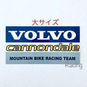 ボルボ キャノンデール cannondale ステッカー マウンテンバイク レーシングチーム バイク ロードレーサー　大サイズ　Rデザイン