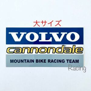 ボルボ キャノンデール cannondale ステッカー マウンテンバイク レーシングチーム バイク ロードレーサー　大サイズ　Rデザイン　2