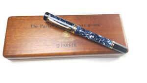 雅18　PARKER パーカー DUOFOLD デュオフォールド センテニアル 万年筆 ペン先18K　750　アンティーク 万年筆　中古品