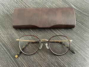 パリミキ DIGNA Classic 904 べっ甲 眼鏡Oliver Peoples 雅　505 系 ブラウン　茶色　丸めがね メガネ