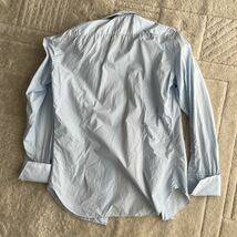 GINO MASI 手縫いドレスシャツ　サイズ40 イタリア製　長袖シャツ ライトブルー_画像8