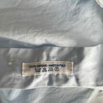 GINO MASI 手縫いドレスシャツ　サイズ40 イタリア製　長袖シャツ ライトブルー_画像7