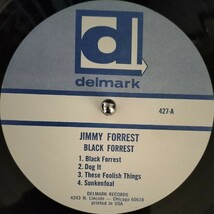 DELMARK USオリジナルMONO美盤　JIMMY FORREST／Black Forrest　Grant Green　Harold Mabern　Gene Ramey　Elvin Jones　グラント グリーン_画像3