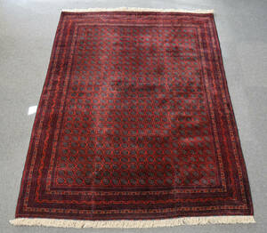 アフガニスタン 絨毯手織り ホジャロシュナイ size:190cm×152cm