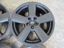 【アウディA4 アバント】18X8J　+43　5/112　ハブ径57mm 【マッドブラック塗装】GH-8EALT　クワトロ　アトラクション　ダイナミックライン_画像4