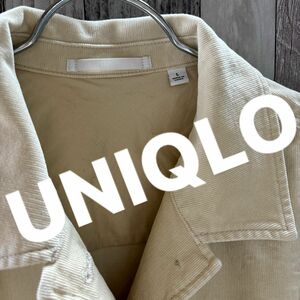 【美品】UNIQLO ユニクロ レディース コーデュロイジャケット ホワイト