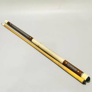 甲HK9669　メーカー不明　詳細不明　クリーニング済　全長：149cm　重量：607g　ビリヤード　ビリアード　キュー　分割タイプ　玉突き