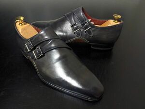 マグナーニ 39 MAGNANNI オパンケ ダブルモンクストラップ ドレスシューズ クインクラシコ別注 8047