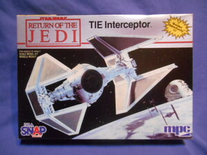 mpc タイ インターセプター star wars スターウォーズ ジェダイの復讐 return of the jedi プラモデル tie interceptor snap model kit