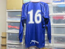 アシックス　SAMURAI BLUE サッカー日本代表　1998フランスワールドカップ　超貴重！選手実使用長袖ユニフォーム（上）_画像4
