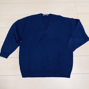 LABORATORY WORK ウール混ニット ブルー