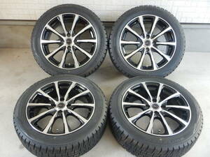 美品 ダンロップ ウインターマックス02 185/55R16 ロフィーダ（BP）アクア フィット スイフト