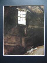 Andrew Wyeth、BARN LOFT、希少画集画、新品高級額、額装付、状態良好、油彩 風景、送料込み、fan_画像2