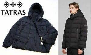 国内正規品 TATRAS BORBORE ナイロン ダウンジャケット MTA19A4568 タトラス ボルボレ ダウンパーカー DOWN JACKET マットブラック 3 E-8