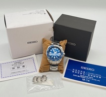 S3615【人気モデル!!】 SEIKO PROSPEX 4R35-03J0 Special Edition セイコー プロスペックス ダイバーズ 腕時計 自動巻き ブルー 文字盤 ■_画像9