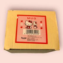 未使用 当時物 レトロ　 Hello Kitty ハローキティ 　 陶器 マグカップ　 ミミィ ドット 箱付き　サンリオ SANRIO 1998年 グッズ デイジー_画像6