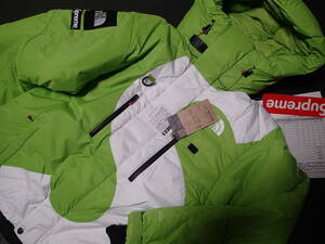 新品未使用　SUPREME × THE NORTH FACE ノースフェイス S LOGO HIMALAYAN LIME Parka Gore-Tex マウンテンダウンパーカー オリーブ