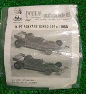 FDS N.90 FERRARI TUBO 126C・1980 ジル・ビルヌーブ