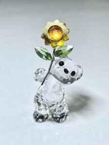 1-9★SWAROVSKI 廃盤品 クリスベア Kris Bear Especially for You クマ ひまわり842934オーナメント 置物 クリスタルガラス スワロフスキー