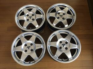 TEC MAG 15×6J オフセット45 PCD100 4穴 中古品 BMWミニなど