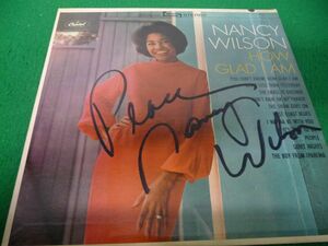 【サイン入りLP】NANCY WILSON ナンシー・ウィルソン How Glad I Am / ハウ・グラッド・アム・アイ