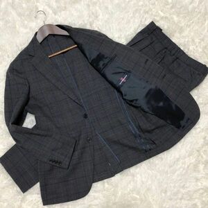 アレキサンダージュリアン　ALEXANDER JULIAN　スーツ　セットアップ　テーラードジャケット　M　グレー　WOOLRICH　チェック ウールリッチ