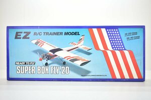 未組立 EZ SUPER BOX FLY-20 19～25エンジンクラス トレーナー機[スーパーボックス][フライ20][ラジコン飛行機]30M