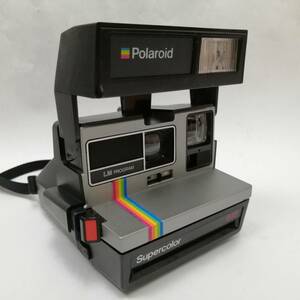 ○24012214　Polaroid　ポラロイドカメラ　Supercolor 635　動作未確認　アイピース無　現状品