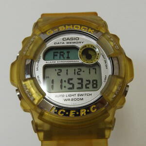 ○T21122026　CASIO/カシオ　G-SHOCK　DW-9200K　ドルフィン　1998　Gショック　メンズ　腕時計　黄色　イルクジ