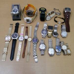 ○24012621　腕時計　23点　まとめて　SEIKO/CASIO/CITIZEN/GIVENCHY/NIXON/VEGA/G-SHOCK/FOSSUK/他　メンズ　レディース　いろいろ