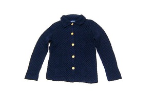 LA MARINE FRANCAISE La Marine Francaise шерсть * Camel. вязаный кардиган свитер ручной вязки Hand Knit